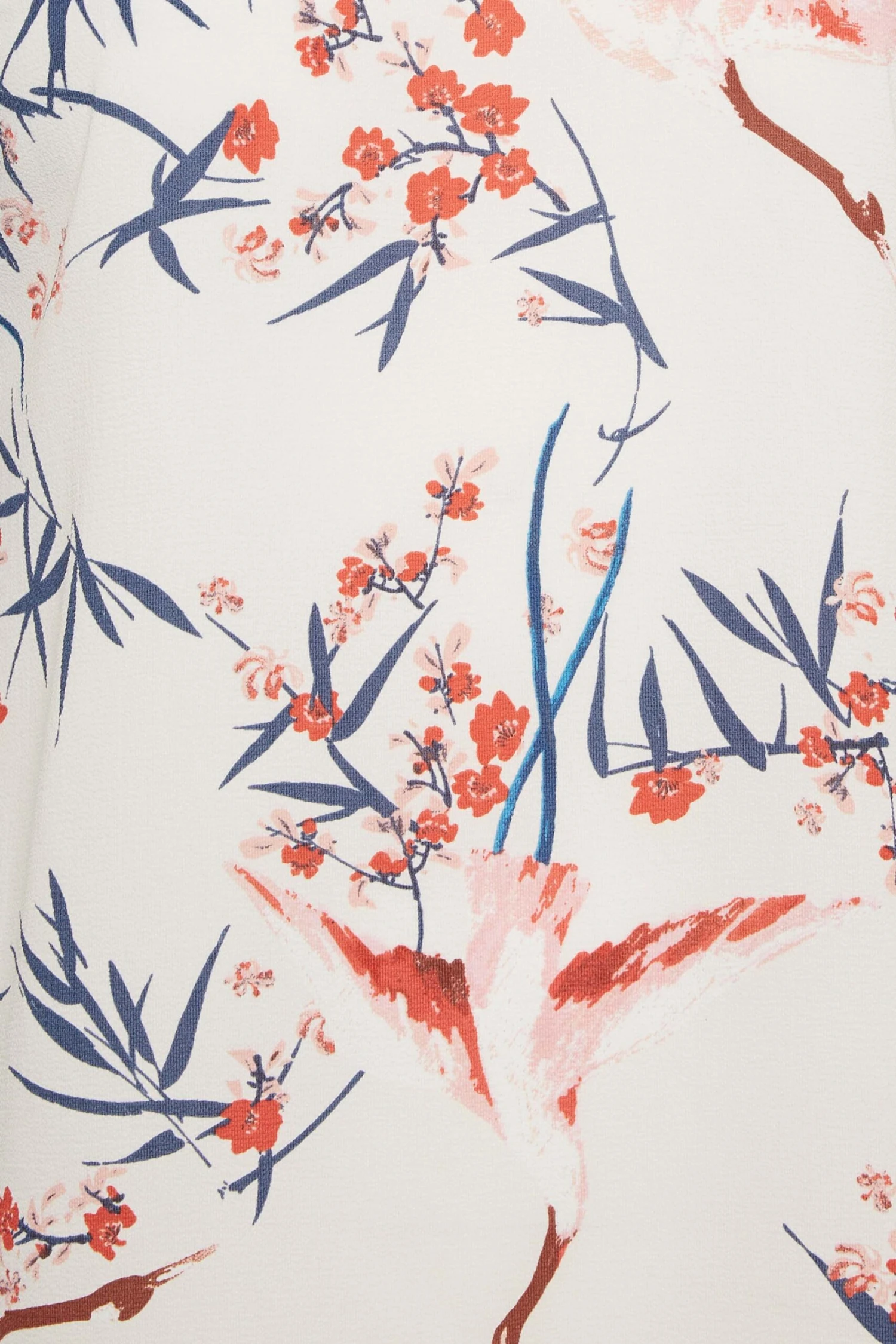 YOURS Curve White Floral Print Tab Sleeve Blouse 3 YOURS Curve White Floral Print Tab Sleeve Blouse - Image 3