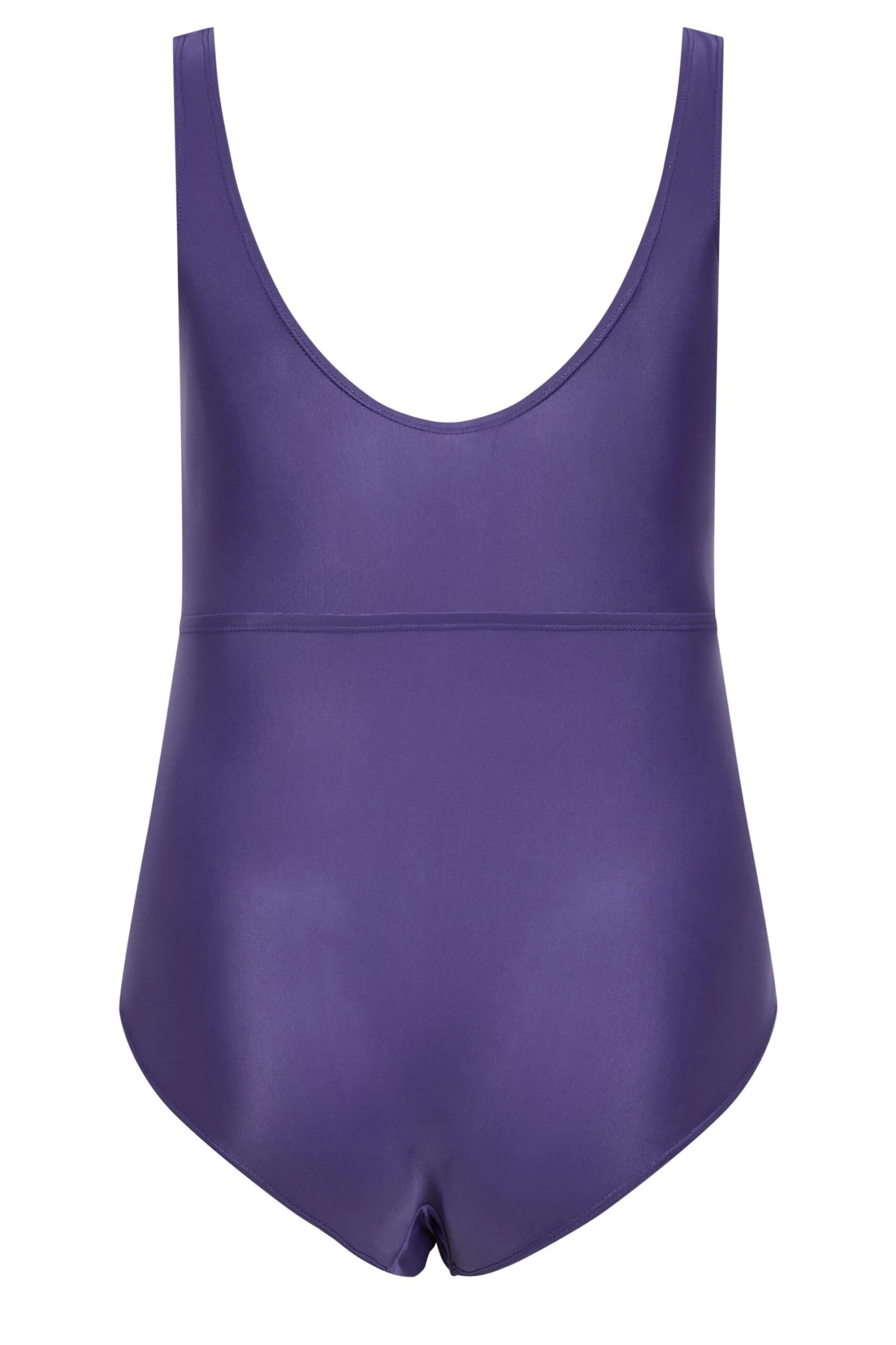 YOURS Curve Purple Keyhole Tummy Control Swimsuit 6 YOURS Curve Purple Keyhole Tummy Control Swimsuit - Image 6