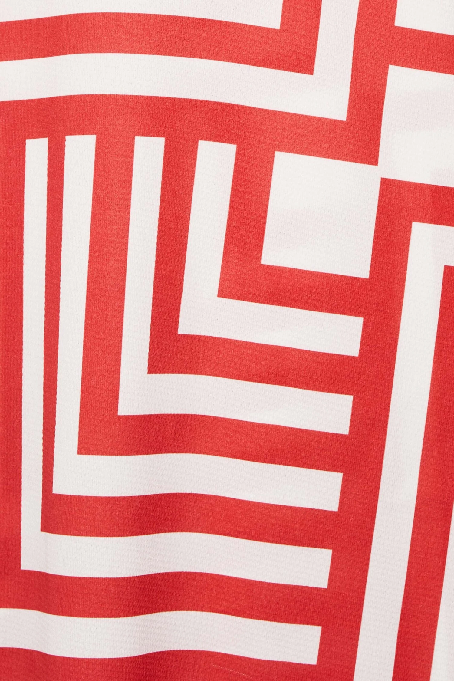 YOURS PETITE Curve Red Geometric Print Wrap Dress 2 YOURS PETITE Curve Red Geometric Print Wrap Dress - Image 2