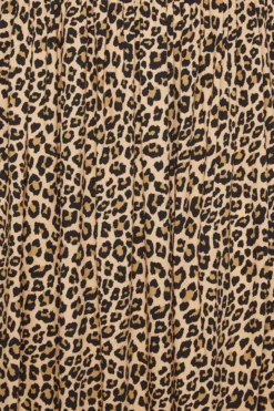 YOURS Curve Brown Leopard Print Shirred Maxi Dress -Outlet Stylo Wise Store 95b0998a c49e 40 137345 Z scaled