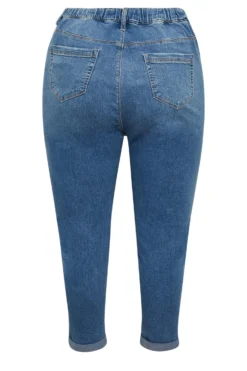 YOURS Curve Blue Cropped Stretch Ripped GRACE Jeggings -Outlet Stylo Wise Store 97b38ca7 bb9f 4c 144707 Y scaled