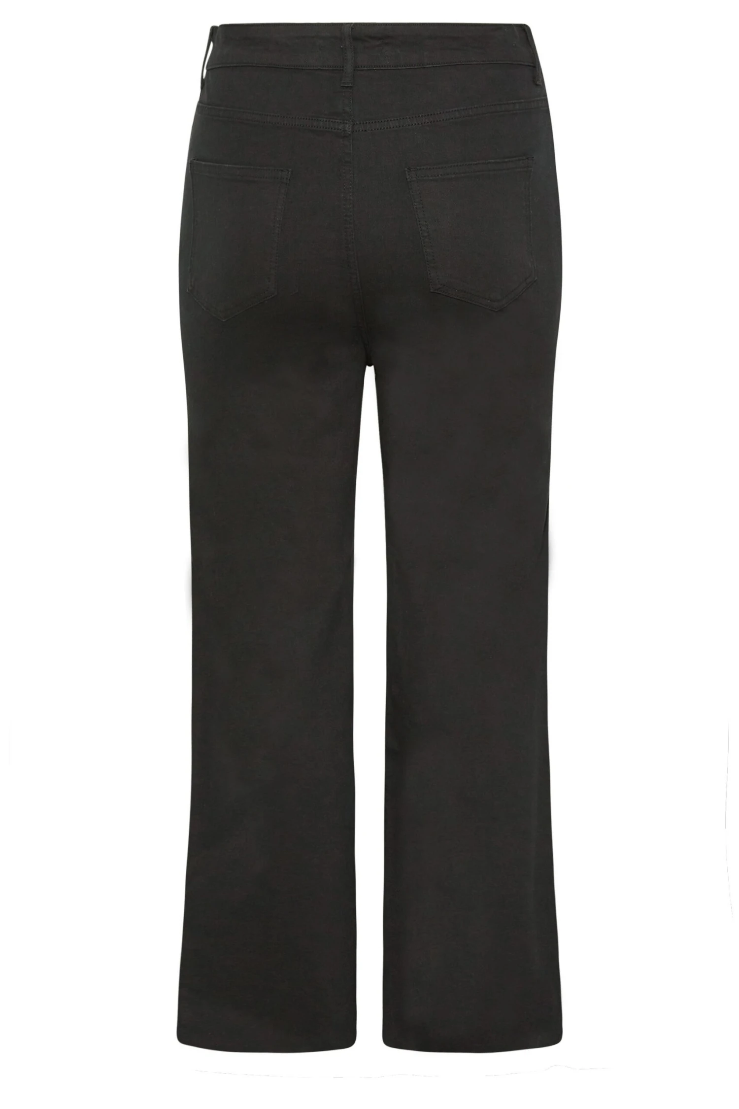YOURS Curve Black Stretch Wide Leg Jeans 5 YOURS Curve Black Stretch Wide Leg Jeans - Image 5