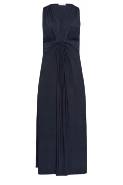 YOURS LONDON Curve Navy Blue Knot Front Maxi Dress -Outlet Stylo Wise Store 9932bf62 fd60 42 162140 X scaled