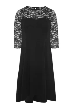 YOURS LONDON Curve Black Lace Sweetheart Midi Dress 10 YOURS LONDON Curve Black Lace Sweetheart Midi Dress -Outlet Stylo Wise Store 9b5ad64b de9a 40 162027 X scaled
