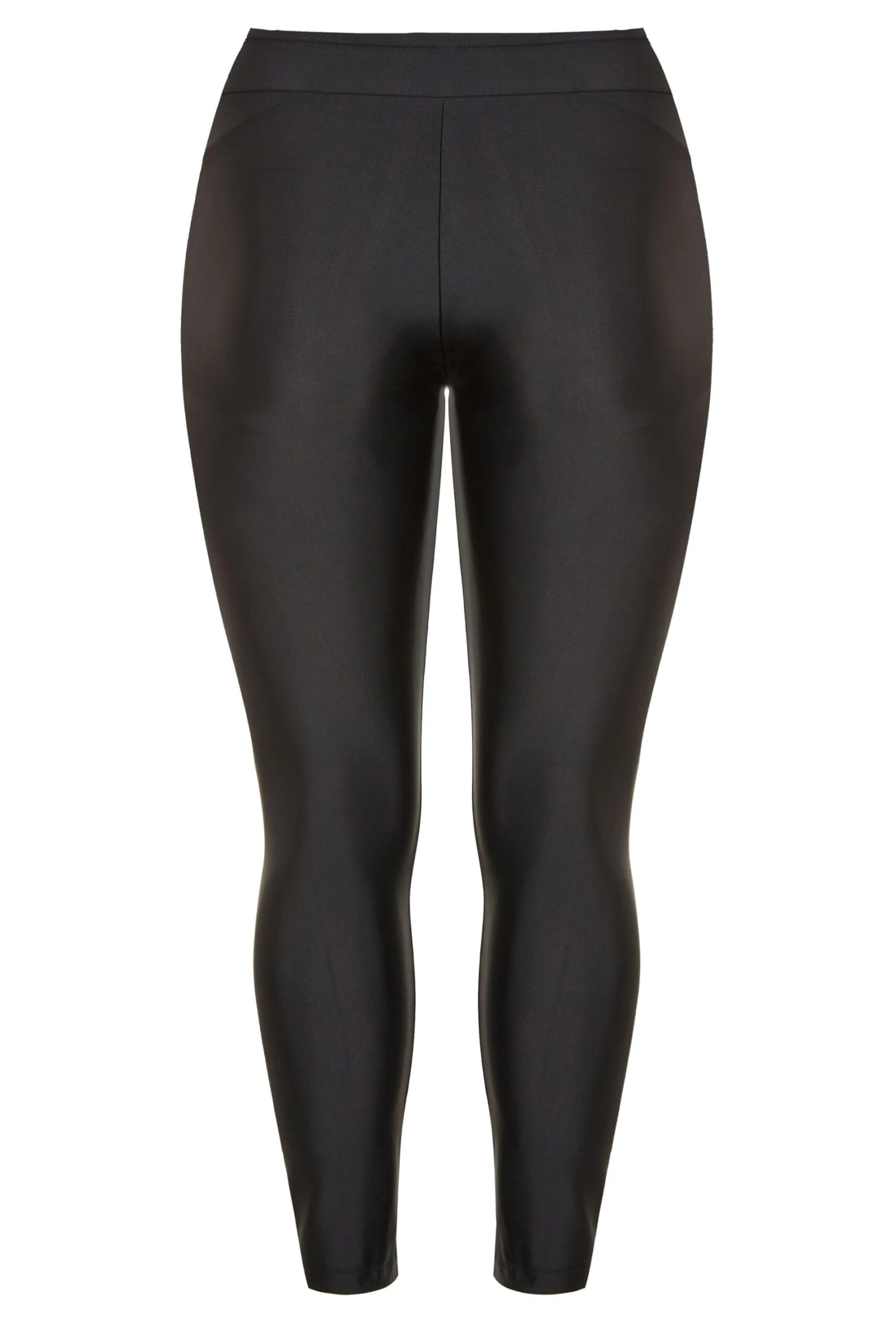 YOURS Black Long Swim Leggings 4 YOURS Black Long Swim Leggings - Image 4