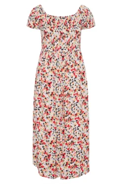 YOURS Curve Red Floral Bardot Maxi Dress 11 YOURS Curve Red Floral Bardot Maxi Dress -Outlet Stylo Wise Store a0f29a86 da8a 46 137095 Y scaled