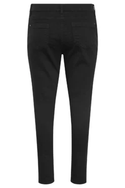 YOURS PETITE Curve Black Skinny Stretch AVA Jeans
