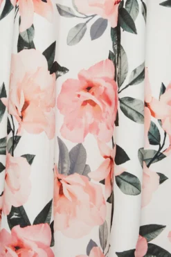 YOURS LONDON Curve White & Pink Floral Bardot Midi Dress 9 YOURS LONDON Curve White & Pink Floral Bardot Midi Dress -Outlet Stylo Wise Store a10bcf16 7a4b 40 162216 Z scaled