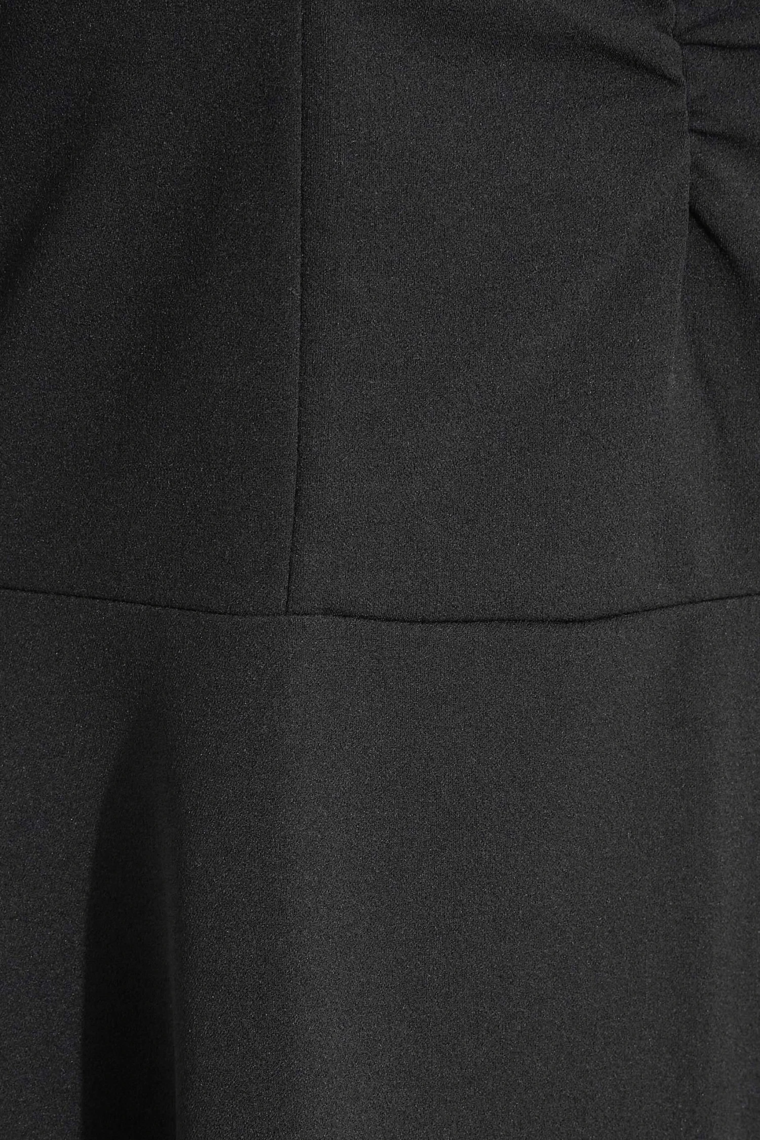 YOURS LONDON Curve Black Spot Mesh Skater Dress 4 YOURS LONDON Curve Black Spot Mesh Skater Dress - Image 4