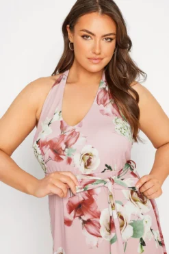 YOURS LONDON Curve Pink Floral Halter Neck Dress 8 YOURS LONDON Curve Pink Floral Halter Neck Dress -Outlet Stylo Wise Store a17ccac6 4e0a 4d 161473 D scaled