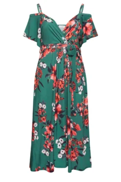 YOURS LONDON Curve Green Floral Cold Shoulder Wrap Dress 10 YOURS LONDON Curve Green Floral Cold Shoulder Wrap Dress -Outlet Stylo Wise Store a7489634 811f 4c 162179 X scaled