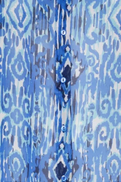 YOURS Curve Blue Aztec Border Print Longline Beach Shirt -Outlet Stylo Wise Store a7f75019 2647 46 150338 Z scaled