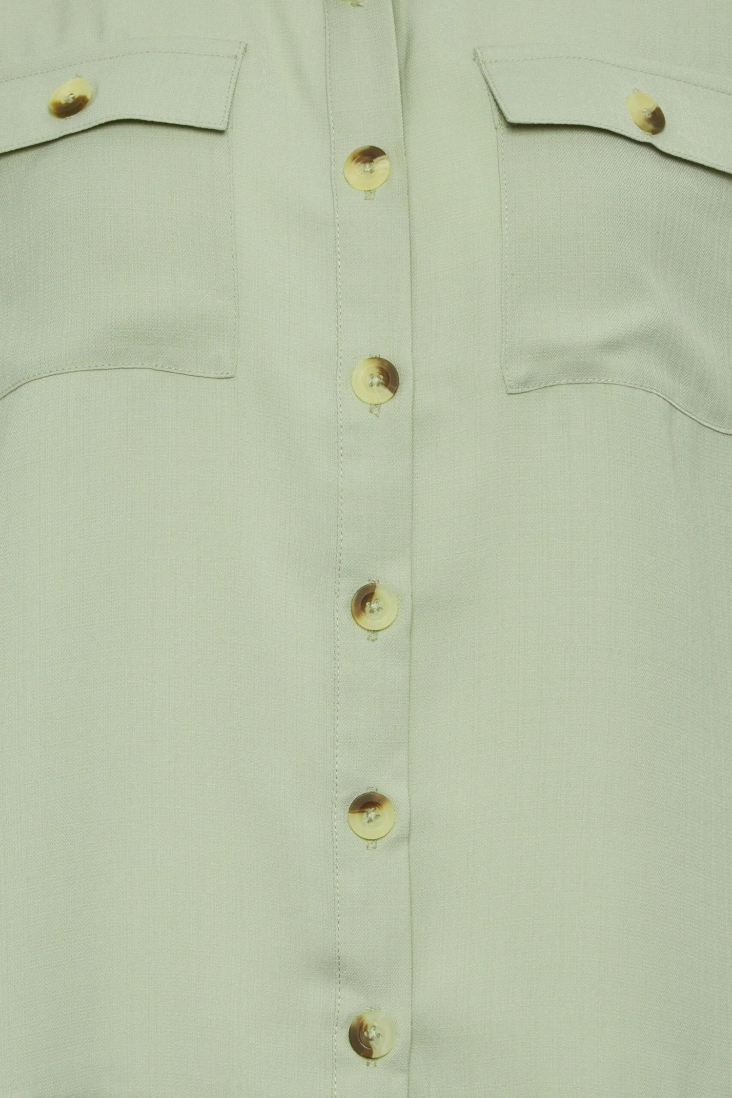 YOURS PETITE Curve Sage Green Utility Pocket Shirt 2 YOURS PETITE Curve Sage Green Utility Pocket Shirt - Image 2