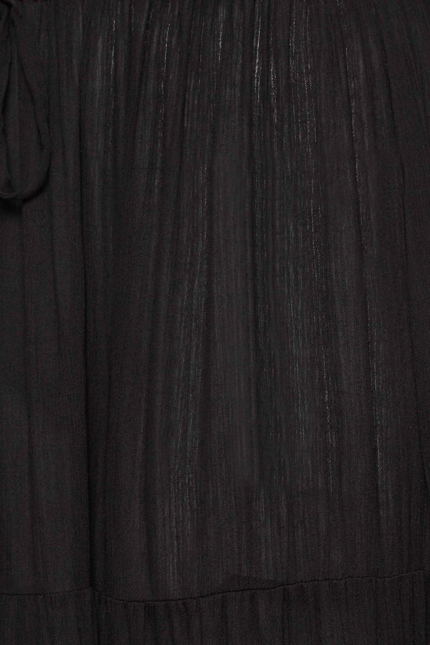 YOURS Curve Black Tiered Beach Skirt 6 YOURS Curve Black Tiered Beach Skirt - Image 6