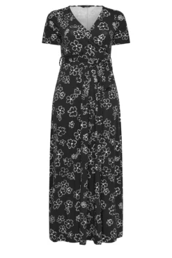 YOURS Curve Black Floral Wrap Dress 10 YOURS Curve Black Floral Wrap Dress -Outlet Stylo Wise Store a99a4718 e351 4a 301993 X scaled