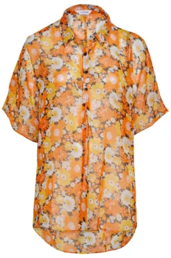 YOURS Curve Orange Floral Batwing Blouse -Outlet Stylo Wise Store ab31c0ba 0e13 4c 173975 X scaled