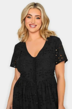 YOURS PETITE Curve Black Broderie Anglaise Mini Smock Dress 8 YOURS PETITE Curve Black Broderie Anglaise Mini Smock Dress -Outlet Stylo Wise Store abd5d5fc 6b3f 48 174524 D scaled