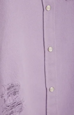 YOURS Curve Lilac Purple Distressed Denim Shirt 9 YOURS Curve Lilac Purple Distressed Denim Shirt -Outlet Stylo Wise Store acefcef5 f963 45 131432 s scaled