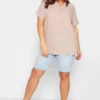 YOURS Curve Pink Half Placket Blouse
