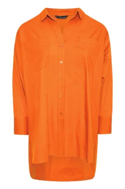 LIMITED COLLECTION Curve Bright Orange Oversized Boyfriend Shirt 11 LIMITED COLLECTION Curve Bright Orange Oversized Boyfriend Shirt -Outlet Stylo Wise Store b220e0e7 90b0 43 214457 F scaled