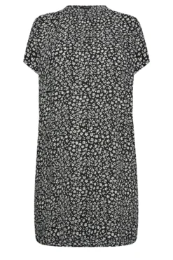YOURS Curve Black Floral Tunic Dress -Outlet Stylo Wise Store b2590d5a 1cf2 4d 174362 X scaled