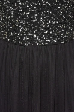 LUXE Curve Black Sequin Sweetheart Ruffle Maxi Dress -Outlet Stylo Wise Store b28c3136 df45 47 161991 Z scaled