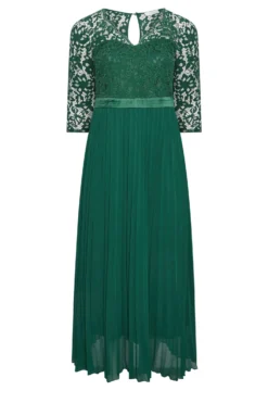 YOURS LONDON Curve Forest Green Lace Pleated Maxi Dress 10 YOURS LONDON Curve Forest Green Lace Pleated Maxi Dress -Outlet Stylo Wise Store b3151cf5 9a4f 47 161902 X scaled
