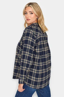 YOURS PETITE Curve Navy Blue & Yellow Check Boyfriend Shirt 10 YOURS PETITE Curve Navy Blue & Yellow Check Boyfriend Shirt -Outlet Stylo Wise Store b389cc9c 78c7 4a 174544 C scaled