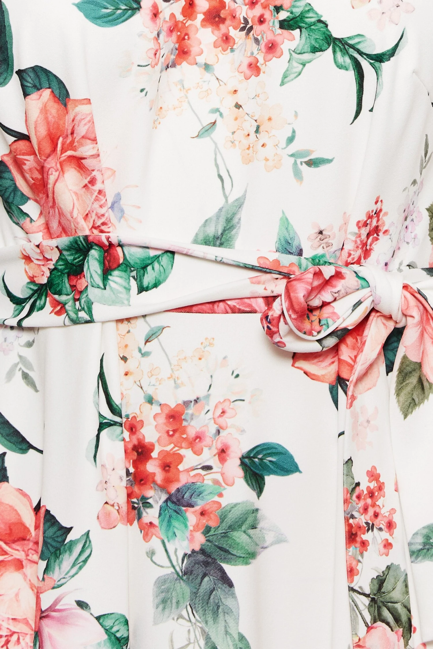 YOURS LONDON Curve White & Pink Mesh Floral Skater Dress 4 YOURS LONDON Curve White & Pink Mesh Floral Skater Dress - Image 4