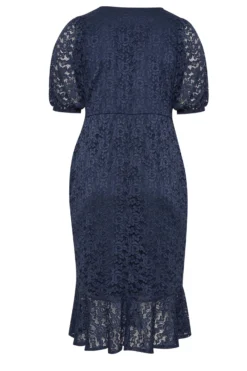 YOURS LONDON Navy Blue Lace Wrap Dress 11 YOURS LONDON Navy Blue Lace Wrap Dress -Outlet Stylo Wise Store b7c1f58e fd88 4f 162183 Y scaled