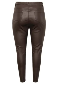 YOURS Curve Chocolate Brown Coated Skinny Stretch AVA Jeans 10 YOURS Curve Chocolate Brown Coated Skinny Stretch AVA Jeans -Outlet Stylo Wise Store b969f561 69cf 47 143055 Y scaled