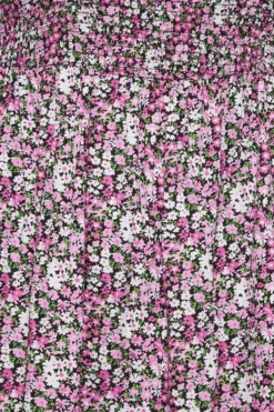 YOURS Curve Pink Floral Ditsy Shirred Midi Dress -Outlet Stylo Wise Store be5592f8 6a4b 4a 137332 Z scaled