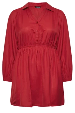LIMITED COLLECTION Curve Red Peplum Blouse 10 LIMITED COLLECTION Curve Red Peplum Blouse -Outlet Stylo Wise Store bf6da177 0f02 4d 215294 X scaled