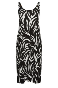 YOURS Curve Black Animal Print Beach Dress -Outlet Stylo Wise Store c10d49cc a1d8 4d 150324 X scaled