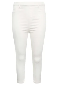 YOURS Curve White Cropped Stretch GRACE Jeggings -Outlet Stylo Wise Store c45feff7 7639 4d 144758 X scaled