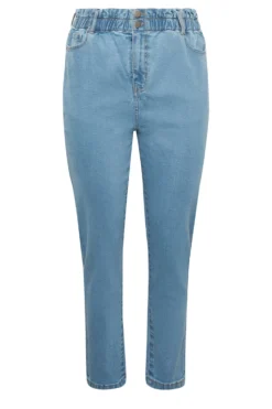 YOURS Curve Light Blue Stretch Elasticated Waist MOM Jeans 9 YOURS Curve Light Blue Stretch Elasticated Waist MOM Jeans -Outlet Stylo Wise Store c55df672 d5e0 41 143244 X scaled