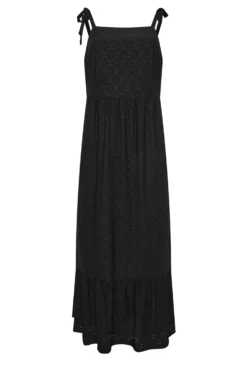 YOURS Curve Black Broderie Anglaise Maxi Dress -Outlet Stylo Wise Store c59a44cc 039c 4f 137537 X scaled