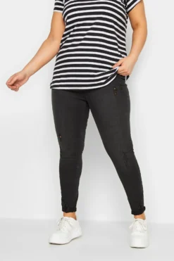 YOURS Curve Black Ripped GRACE Jeggings -Outlet Stylo Wise Store c5fb4766 6f59 4c 143269 A scaled