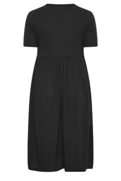 LIMITED COLLECTION Curve Black Ribbed Peplum Midi Dress 11 LIMITED COLLECTION Curve Black Ribbed Peplum Midi Dress -Outlet Stylo Wise Store c6cd6337 b6ff 4e 214245 Yr scaled
