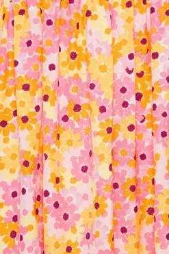 YOURS Curve Pink Floral Print Shirred Midi Dress -Outlet Stylo Wise Store c750429d 0ea8 43 137321 Z scaled