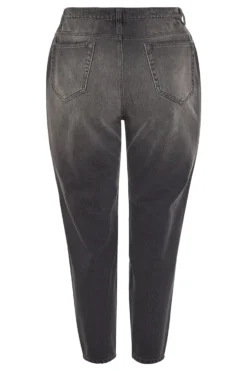 YOURS FOR GOOD Curve Black Extreme Distressed MOM Jeans 6 YOURS FOR GOOD Curve Black Extreme Distressed MOM Jeans -Outlet Stylo Wise Store ca9b34f4 1eef 40 142654 BK scaled