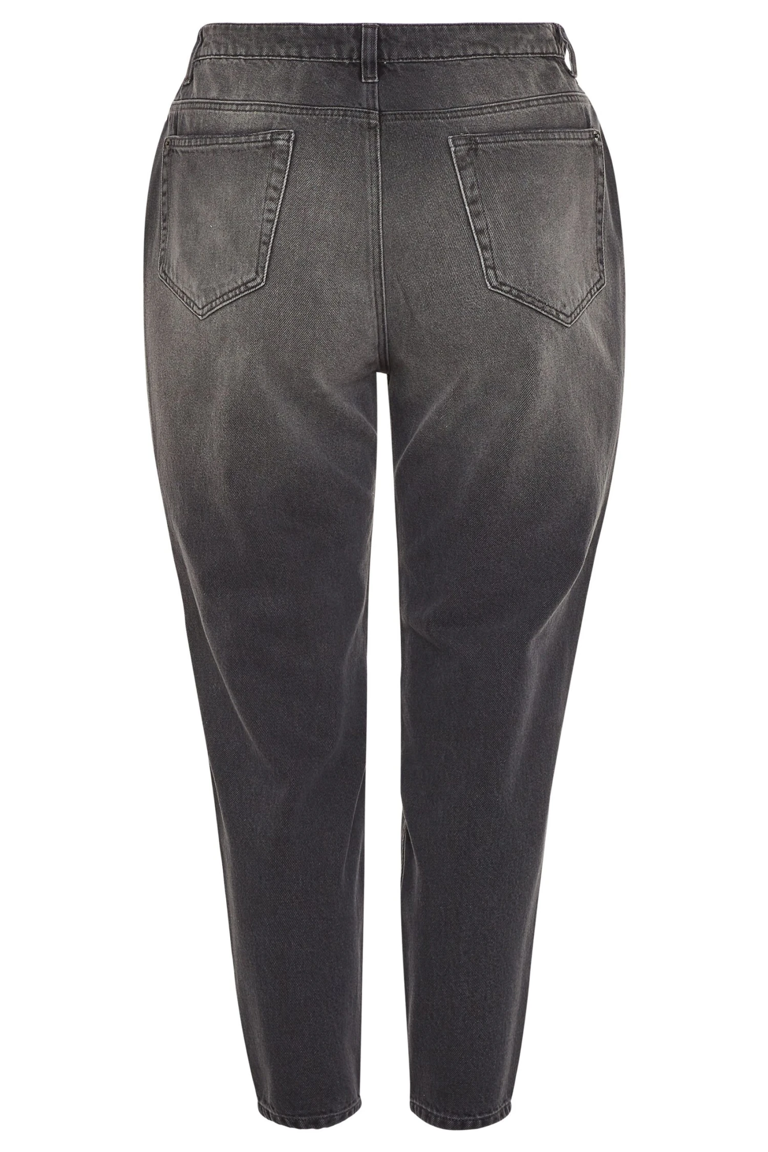 YOURS FOR GOOD Curve Black Extreme Distressed MOM Jeans 3 YOURS FOR GOOD Curve Black Extreme Distressed MOM Jeans - Image 3