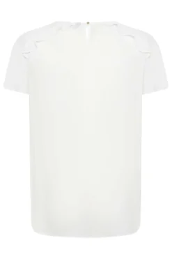 YOURS Curve White Frill Short Sleeve Blouse 11 YOURS Curve White Frill Short Sleeve Blouse -Outlet Stylo Wise Store cc1e61d3 7ce5 42 174343 Y scaled