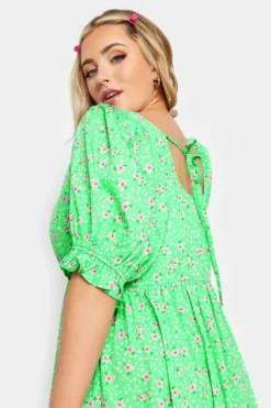 LIMITED COLLECTION Curve Green Floral Print Sweetheart Dress 9 LIMITED COLLECTION Curve Green Floral Print Sweetheart Dress -Outlet Stylo Wise Store ccbfa92d 54b4 48 215678 E scaled