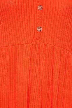 LIMITED COLLECTION Curve Orange Ribbed Peplum Midi Dress -Outlet Stylo Wise Store cce495c6 49f2 4f 215745 Z scaled