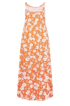 YOURS Curve Orange Floral Tiered Maxi Sundress -Outlet Stylo Wise Store cdd1bac6 a42c 4a 137360 Y scaled