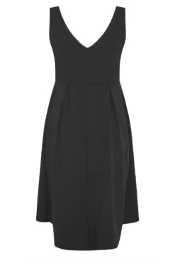 YOURS LONDON Curve Black High Low Pleated Midi Dress 11 YOURS LONDON Curve Black High Low Pleated Midi Dress -Outlet Stylo Wise Store cde95dea af13 4c 161363 BK scaled