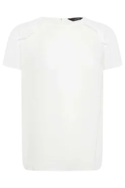 YOURS Curve White Frill Short Sleeve Blouse 10 YOURS Curve White Frill Short Sleeve Blouse -Outlet Stylo Wise Store cf844d91 c534 4b 174343 X scaled