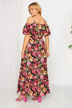 YOURS LONDON Curve Black Floral Bardot Ruffle Maxi Dress 8 YOURS LONDON Curve Black Floral Bardot Ruffle Maxi Dress -Outlet Stylo Wise Store cfd0cc24 1e9d 44 161956 D scaled