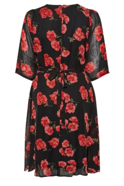 YOURS LONDON Curve Black Poppy Floral Print Dress 11 YOURS LONDON Curve Black Poppy Floral Print Dress -Outlet Stylo Wise Store d1fbda81 c80e 45 161611 Y scaled